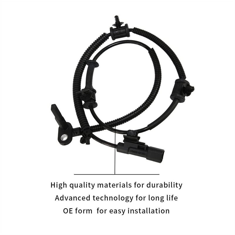 DOICOO 12848538 22821303 1235326 1235053 ABS Wheel Speed Sensor Front Compatible with Buick Lacrosse 2010-2015,Regal 2011-2013,Opel Vauxhall Insignia 2008-2016,Saab 9-5 2010-2011 - Image 3